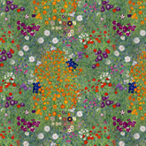 Gustav Klimt's Flower Garden, Field of Poppies, Sunflowers Fabric 140cm Wide Printed 100% Cotton Craft Fabric for Quilting, Clothing